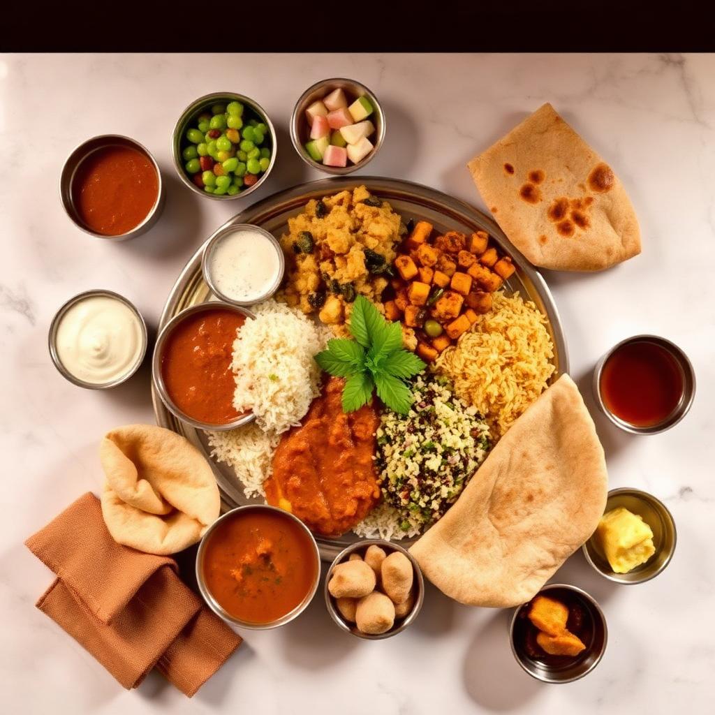 North Indian Thali from Brijwasi Mainpuri
