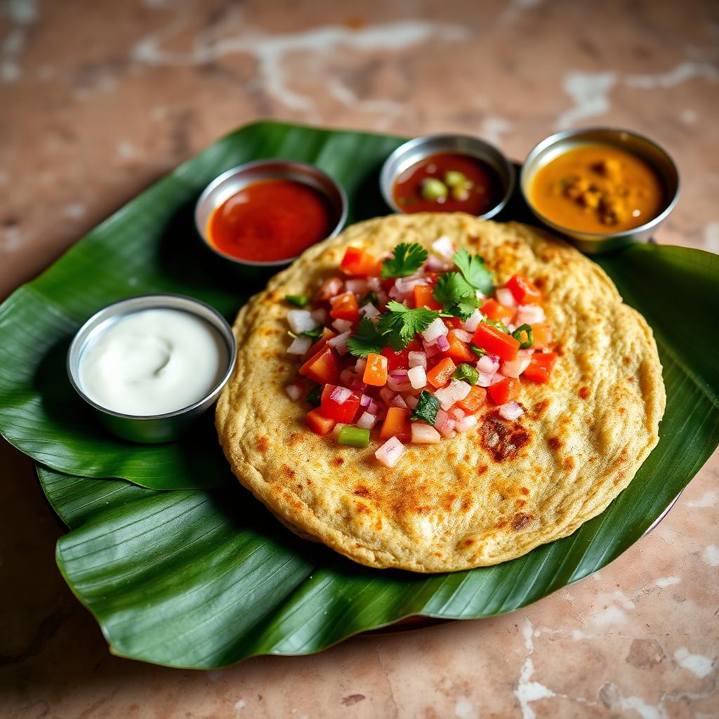 Onion Tomato Uttapam from Brijwasi Mainpuri